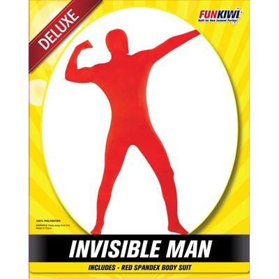 Costume Adult Invisible Man Red Spandex (Atc)