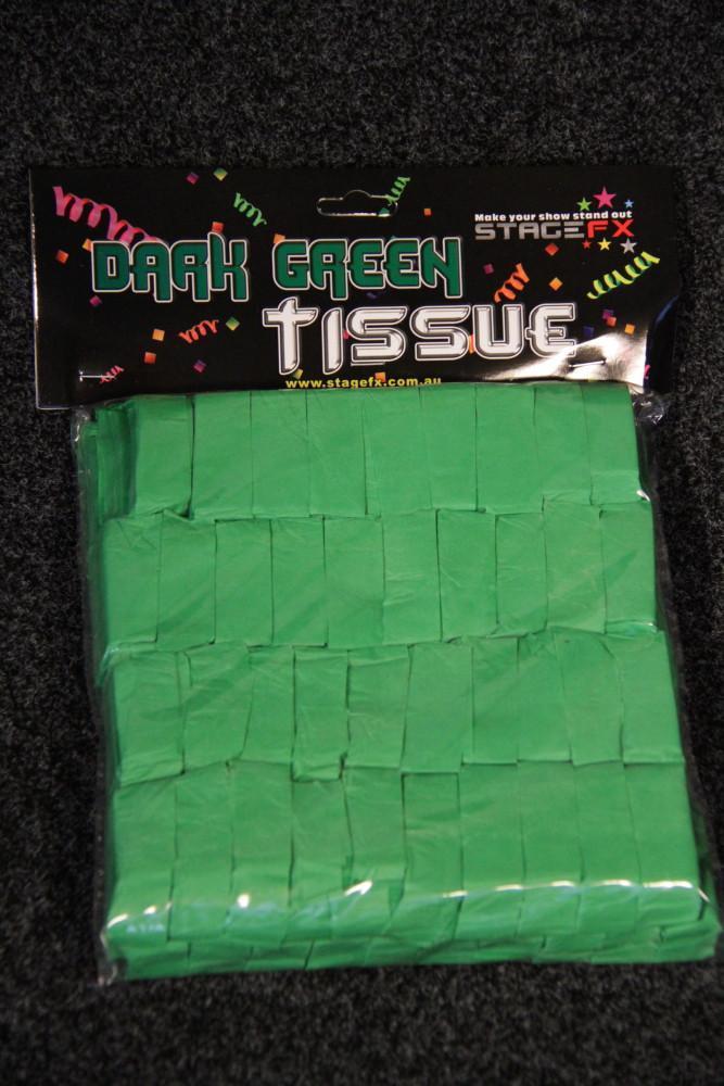 Bulk Green Rectangle Paper Confetti 5x2cm 950g - Discontinued Last Chance