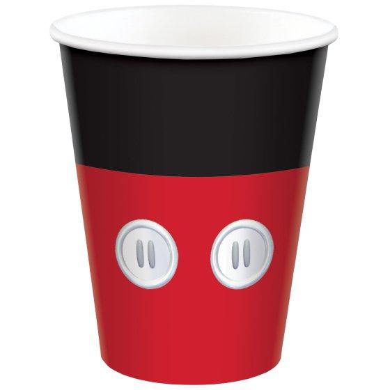Mickey Mouse Forever Cups 266ml Paper Pk/8