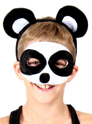 Animal Costume Headband & Mask Set Panda