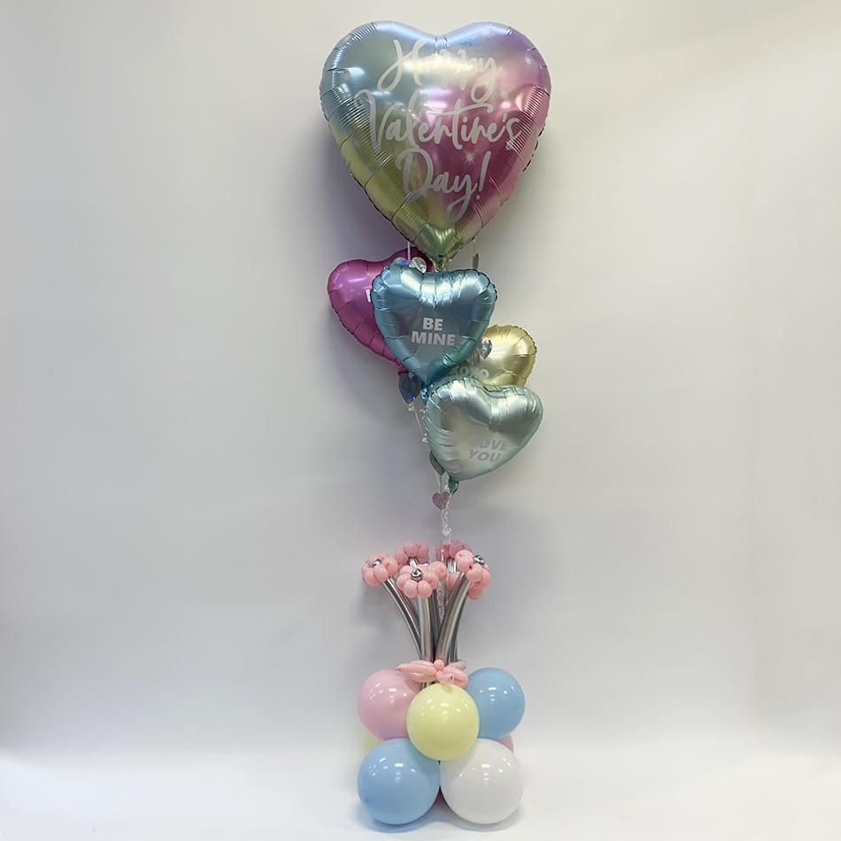 The Valentines Day Big Balloon Bouquet