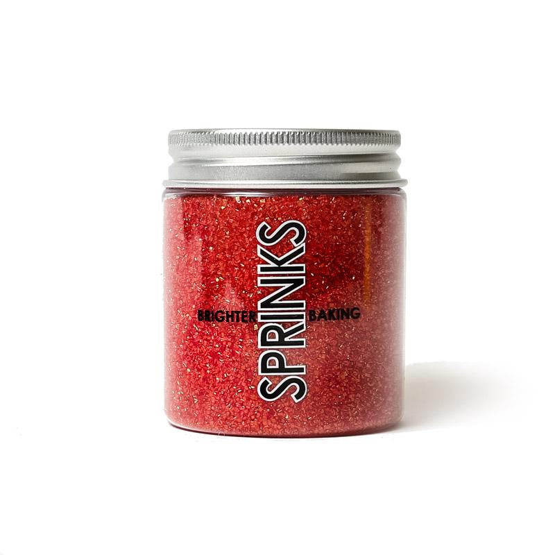 Red Sprinks Sanding Sugar 85g