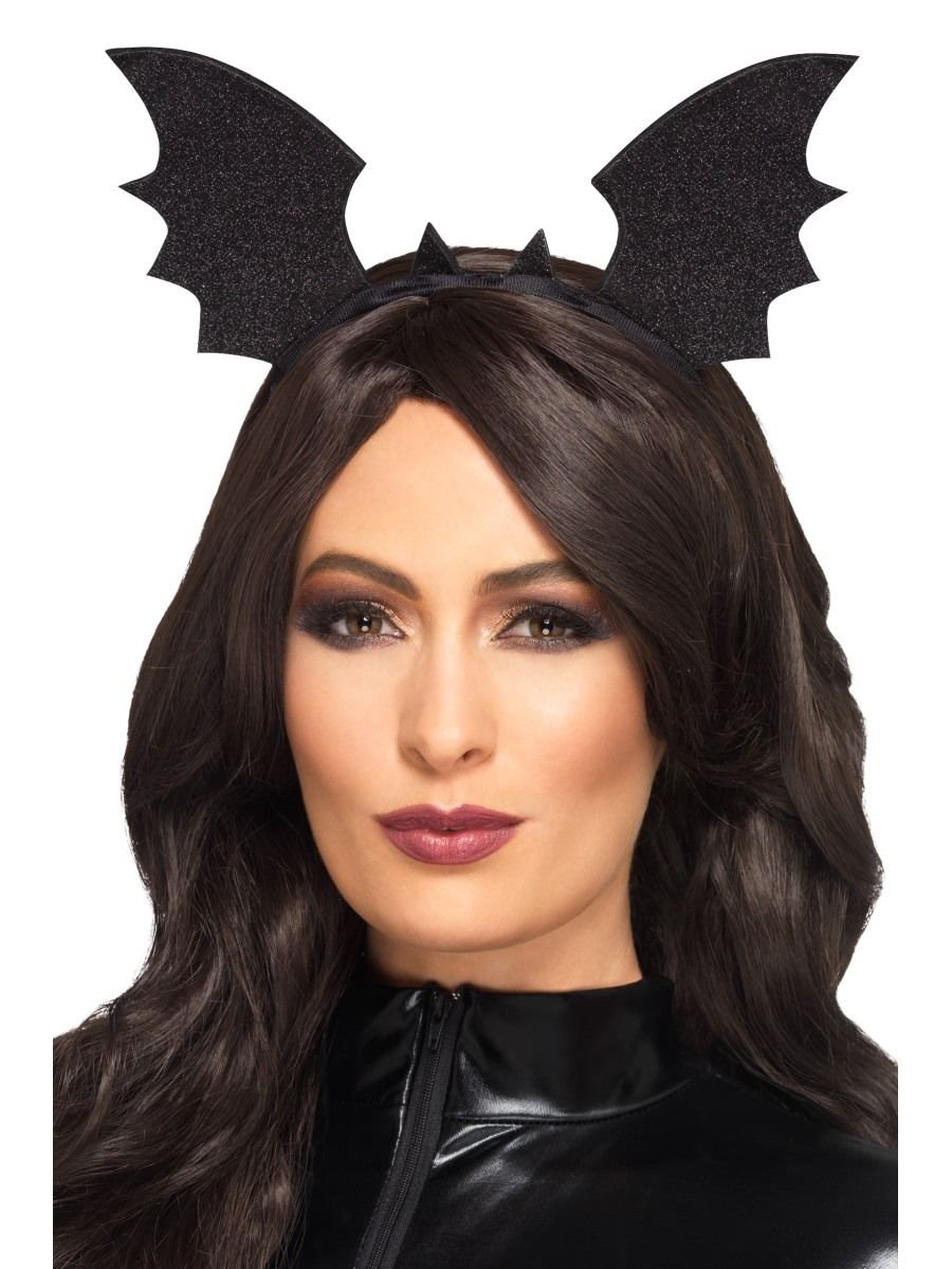 Headband Bat Wings Black