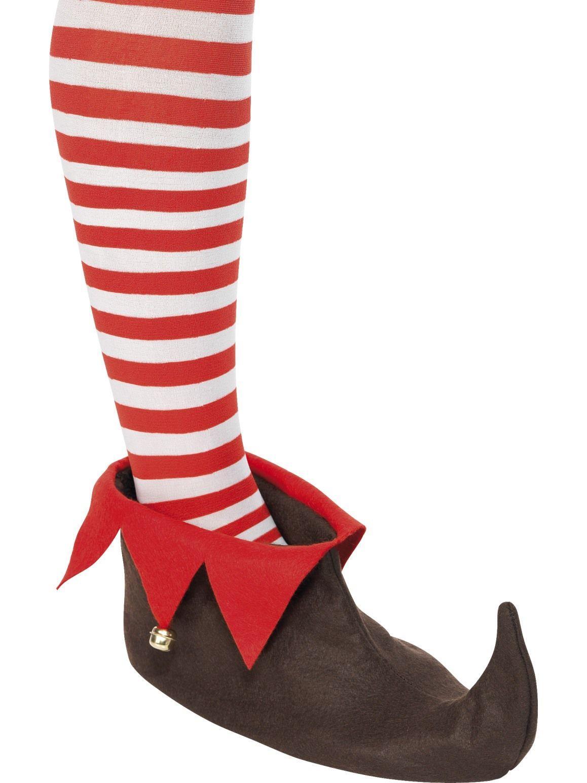 Brown Elf Shoes With Bells