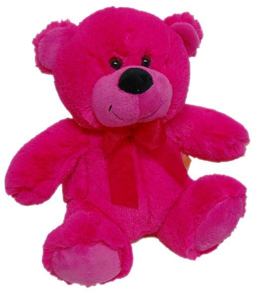 Teddy Bear 23cm Hot Pink