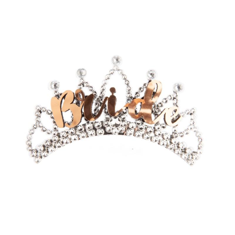 Tiara Bride Rose Gold And Silver