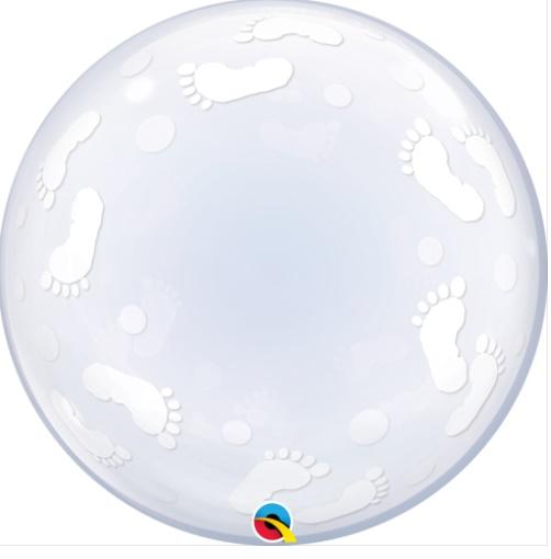 Balloon Bubble 60cm Baby Footprint