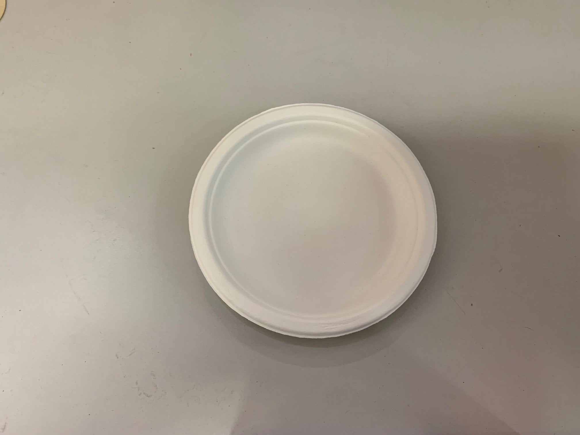 Plastic round containers 115mm 350ml 12oz white