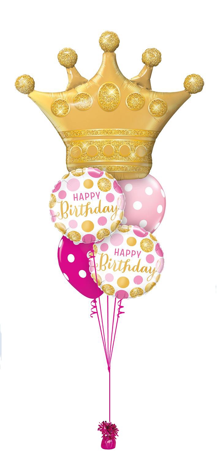 Balloon Bouquet Foil Happy Birthday Surprise