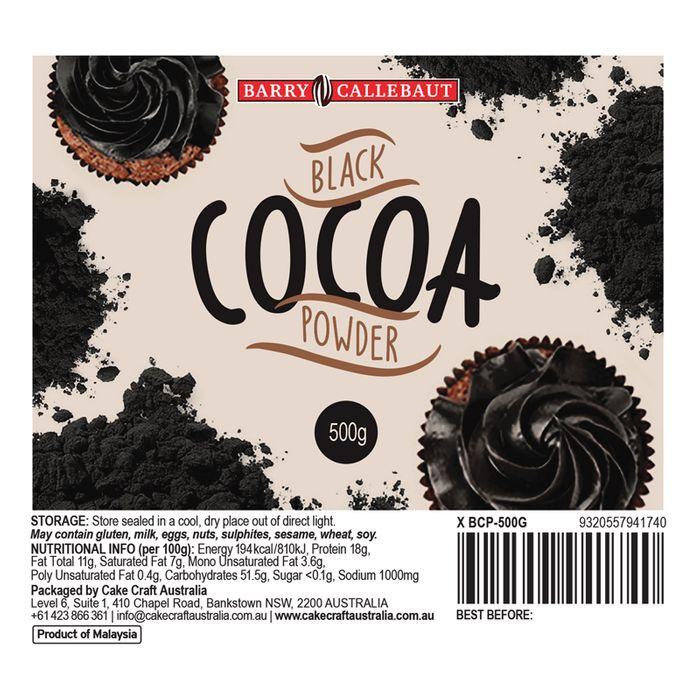 Black Cocoa Powder 500g Barry Callebaut