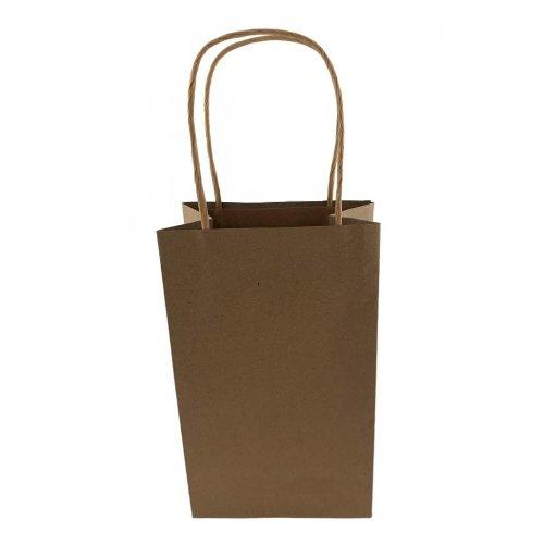 Party Loot Bag Paper Kraft Natural Pk/5