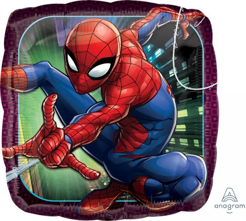 Balloon Foil 45cm Spiderman Animated