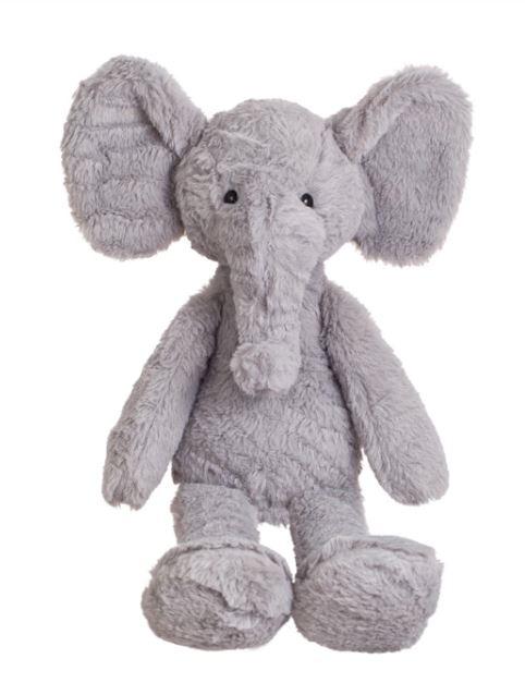 Soft Toy Emerson The Elephant Grey Sitting Height 25cm