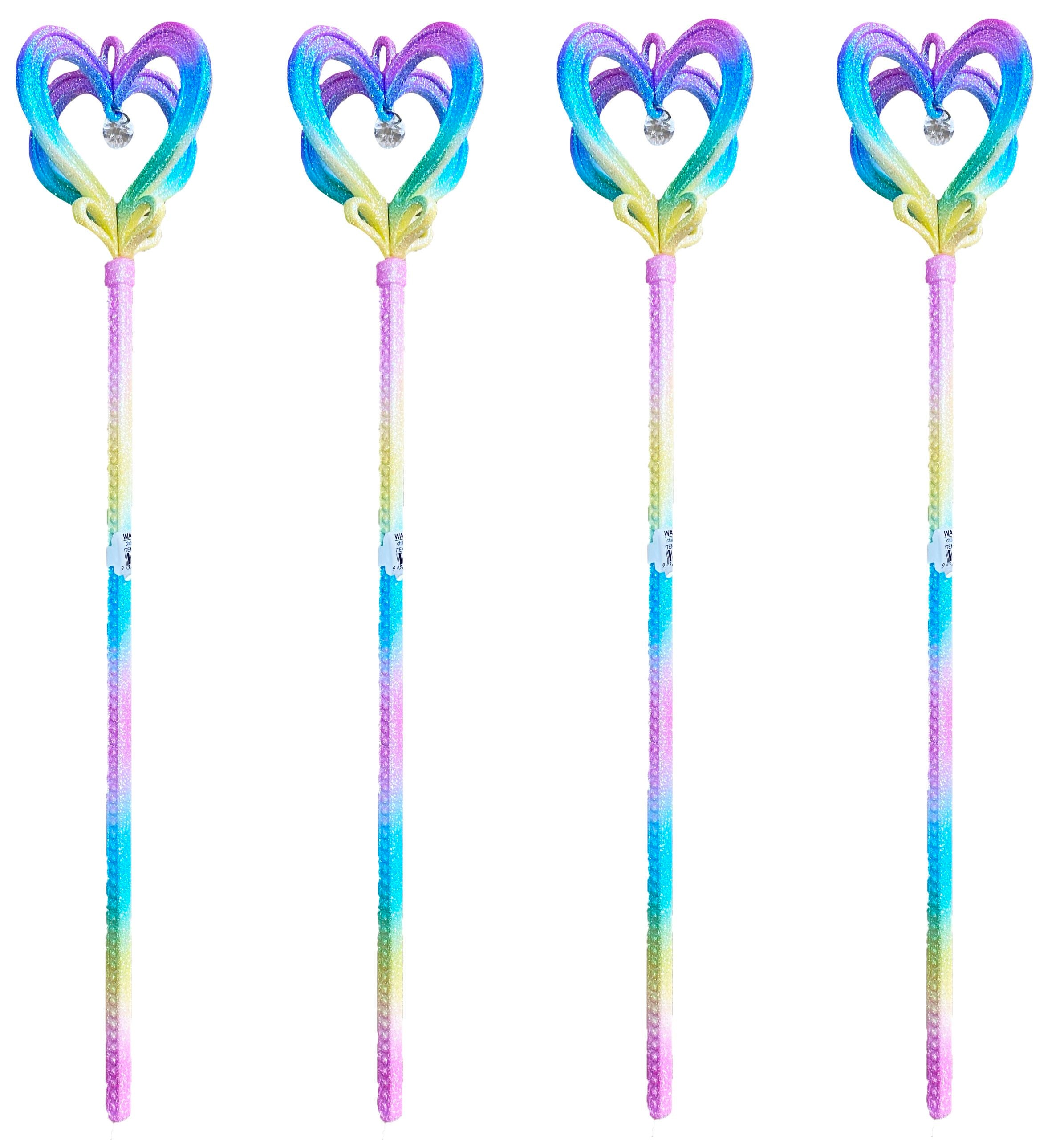 Wand/Sceptre Rainbow 37cm Each