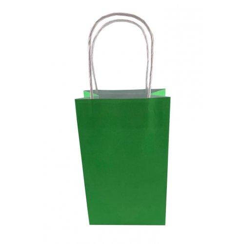 Party Loot Bag Paper Lime Green Pk/5