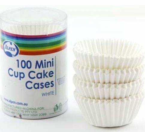 Petit Four Mini Patty White Pk/100