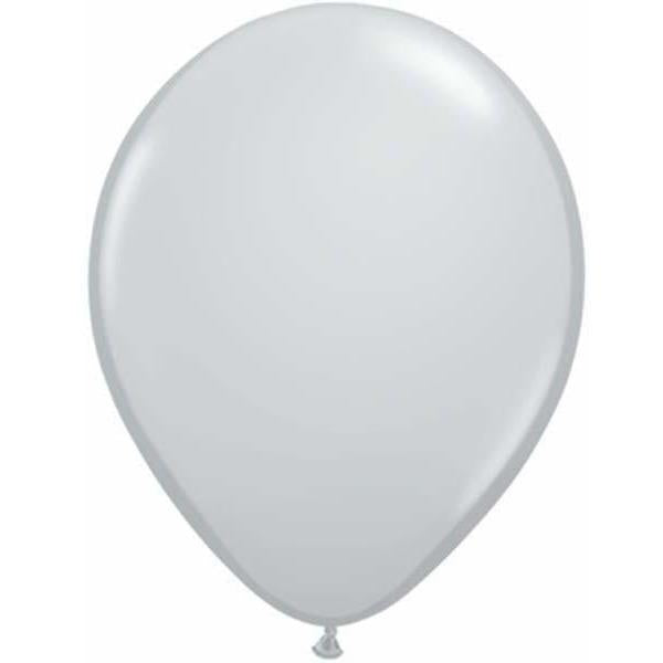 Latex Balloons 30cm Grey Fashion Pk/100