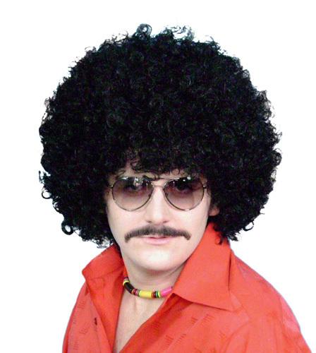 Wig Afro Black Deluxe 22.5 Cm