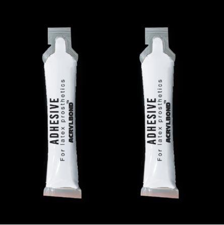 Black Label Tinsely Prosthetic Adhesive For Latex Pk/2