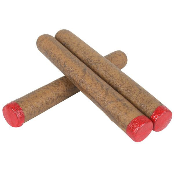 Costume Prop Fake Cigars W/Red Painted Tips Pk/3 15cm Smoking Accessory