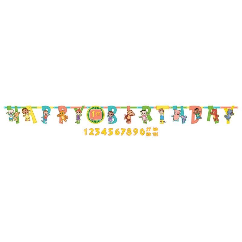 Cocomelon Banner Add An Age Happy Birthday