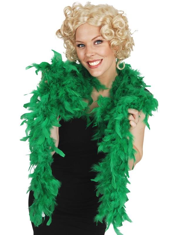 Feather Boa Green 50g Budget 1.8m