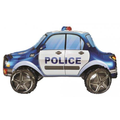 Balloon Foil Standing Airz Police/Cop Car 45cm X 88cm X 39cm