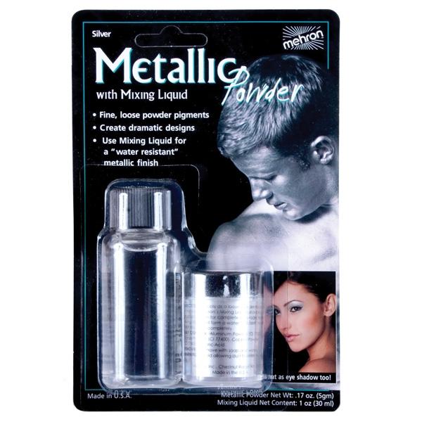 Metallic Powder Silver W/Mixing Liquid - Discontinued Line