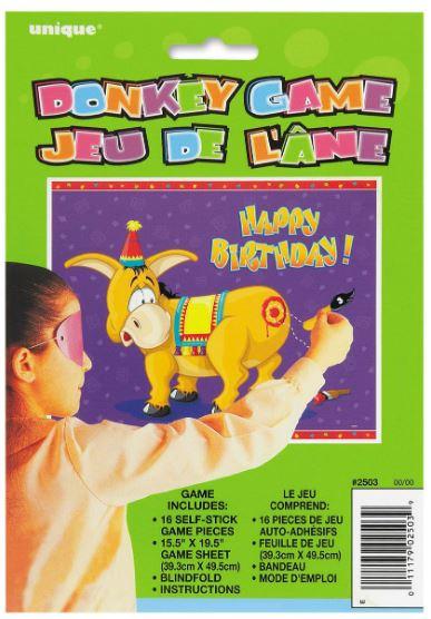 Blindfold Party Game Pin The Tail Donkey Deluxe
