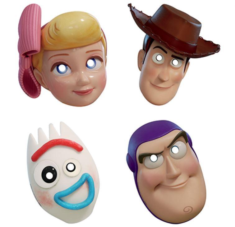 Toy Story 4 Paper Masks Assored Pk/8