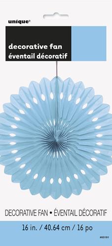 Fan Decorative Powder Blue 40cm
