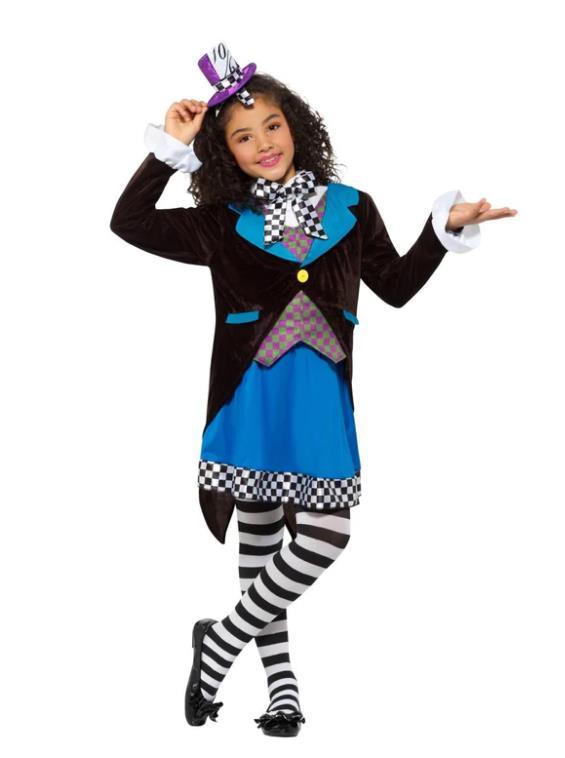 Costume Child Little Miss Hatter Deluxe Large