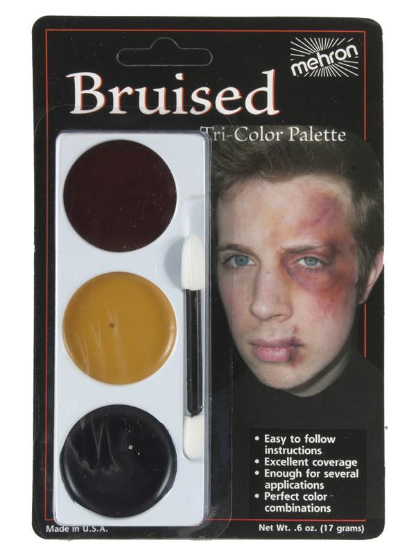 Make Up Palette Tri-Colour Bruise