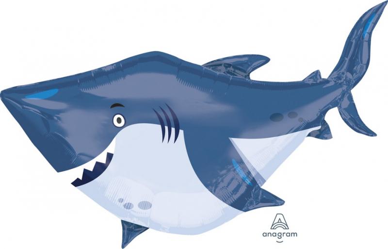 Balloon Foil Shape Shark 100cm