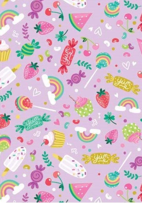 Gift Wrapping Paper Lollies Sweets & Confectionary