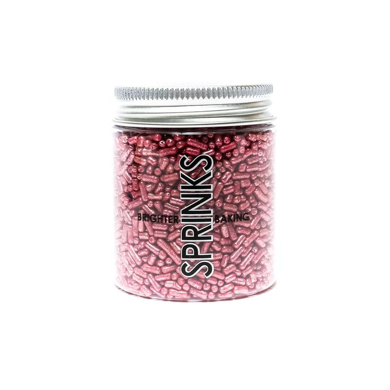 Jimmies Metallic Pink 85g Sprinks