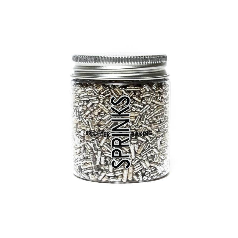 Jimmies Metallic Silver 85g Sprinks