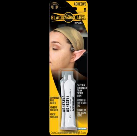 Black Label Tinsely Prosthetic Adhesive For Latex Pk/2
