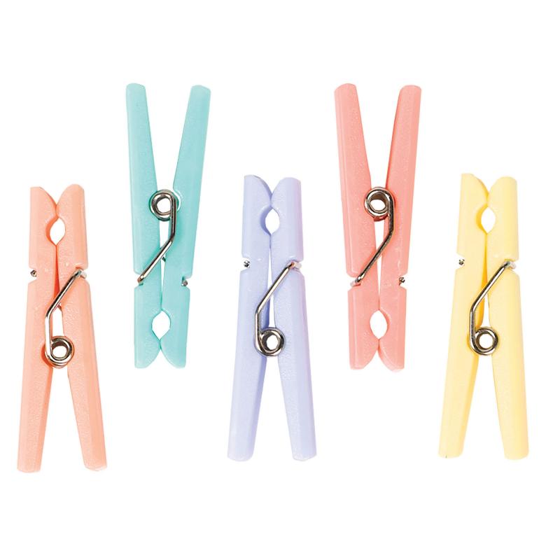 Clothes Pegs Baby Shower Multi Colours Pk/24 Plastic 3cm X 1cm