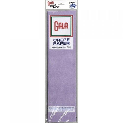 Crepe Paper Lilac 245cm X 50cm