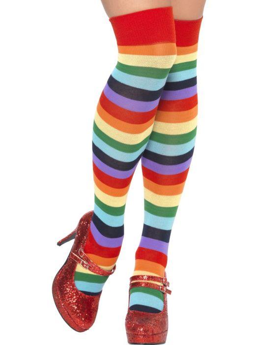 Socks Clown Colourful Stripes