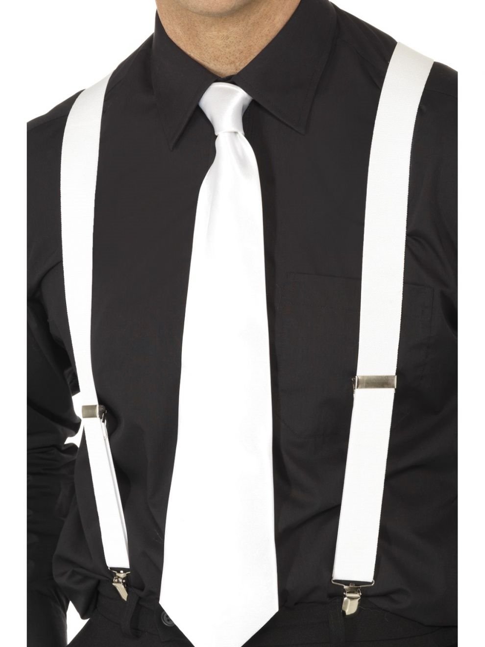 Suspenders/Braces White