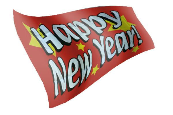Flag Happy New Year 150x90cm