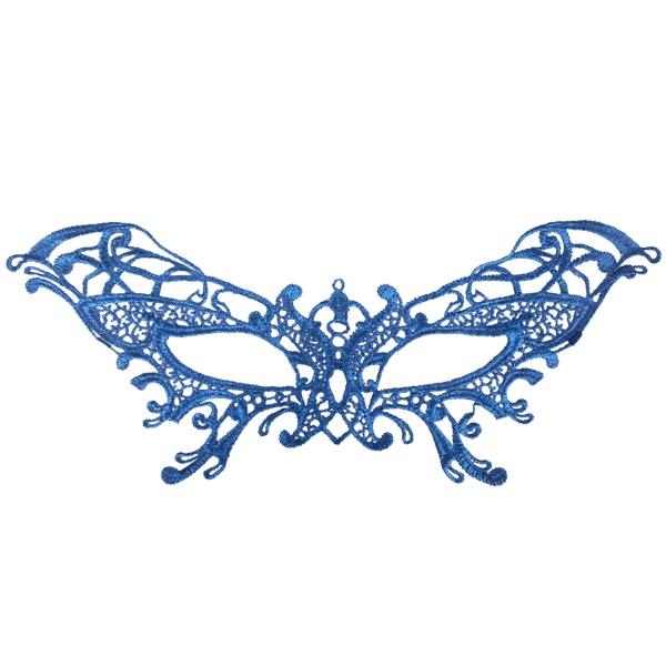 Mask Eye Serena Lace Blue - Discontinued Line Last Chance To Buy