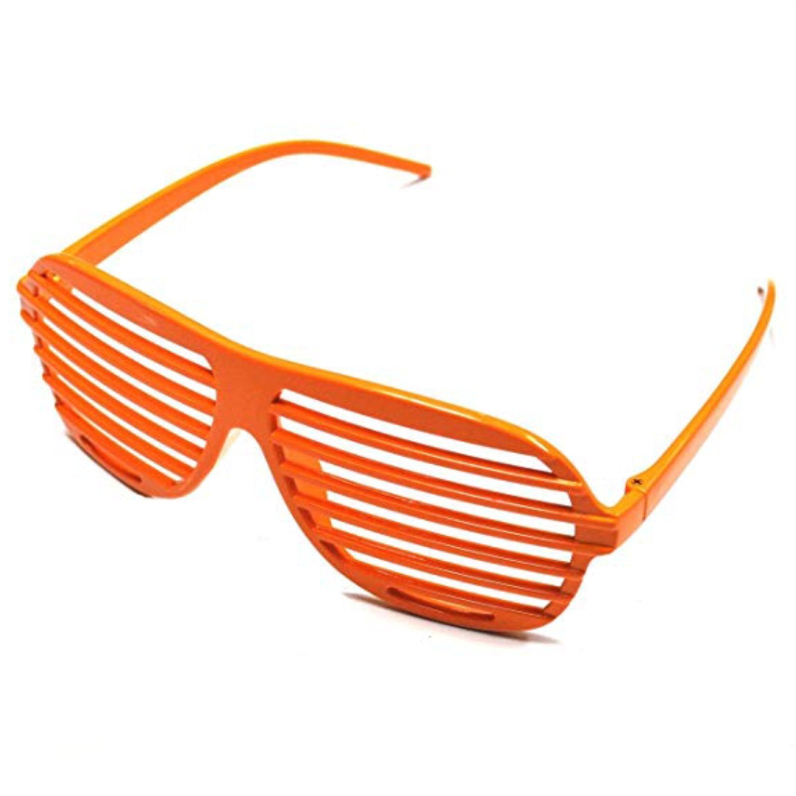 Glasses 80s Slot Neon Orange