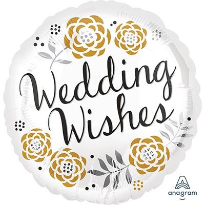 Balloon Foil 45cm Wedding Congrats