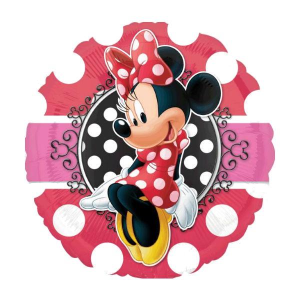 Balloon Foil 45cm Minnie Mouse Red