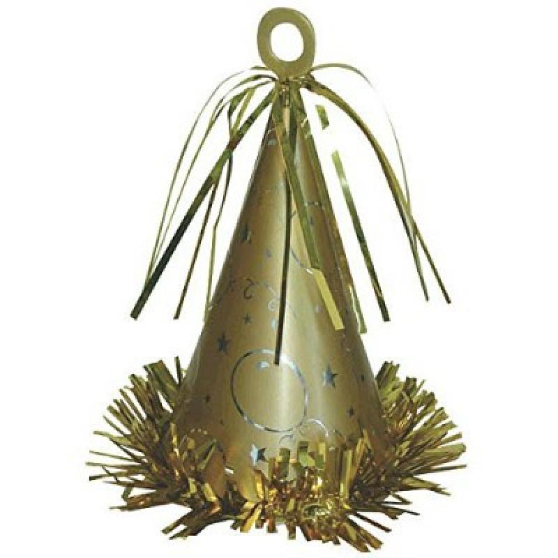 Balloon Weight Party Hat Gold+ Discontinued