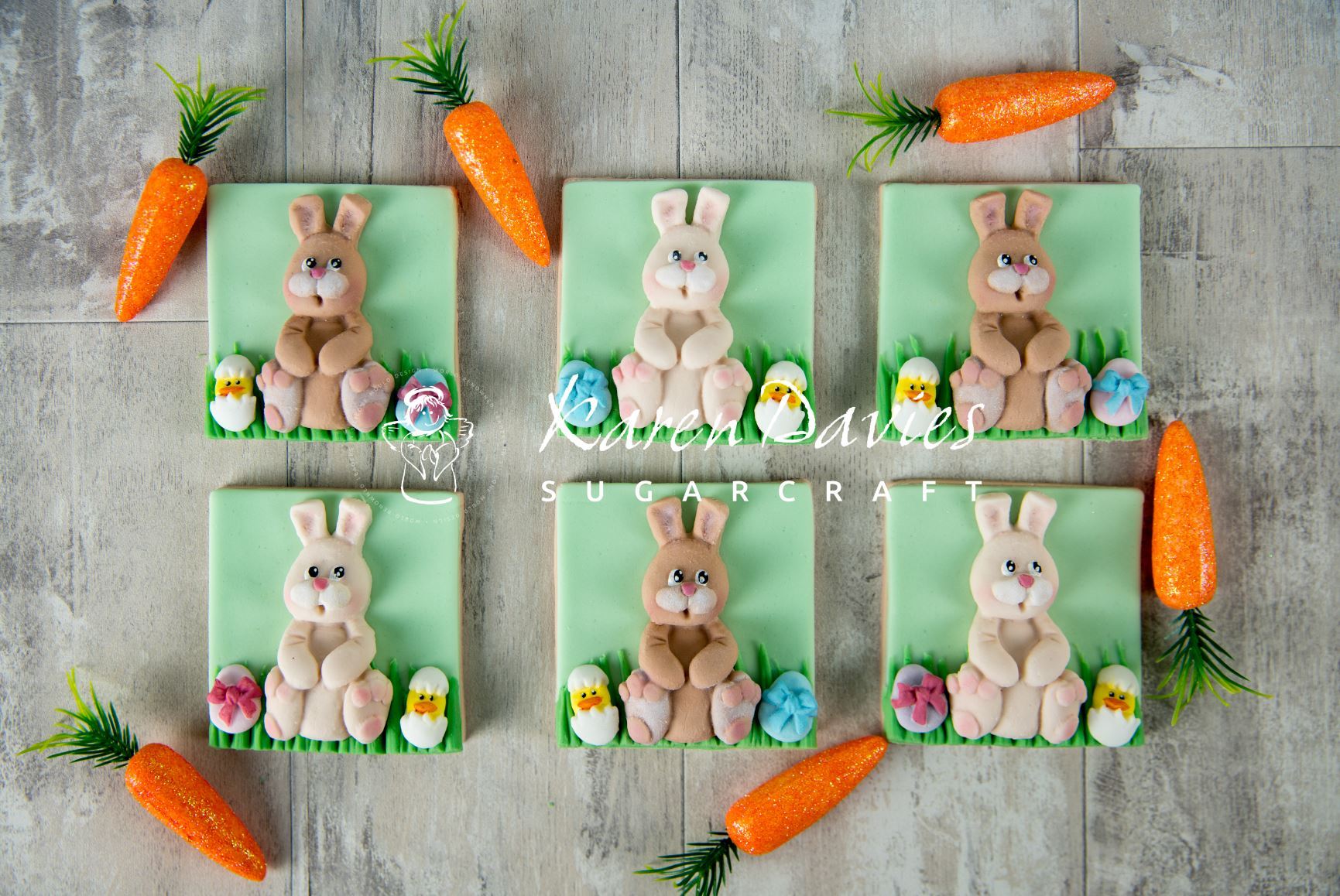 Mould Easter Bunnies Karen Davies