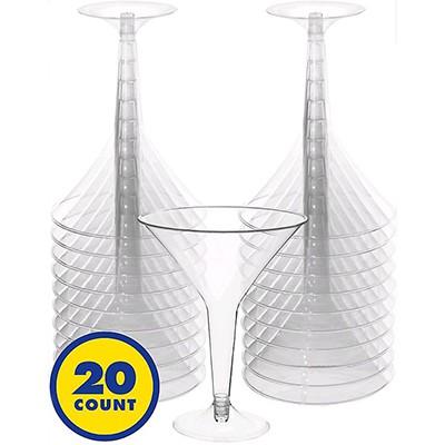 Plastic Cocktail Martini 236ml Pk/20